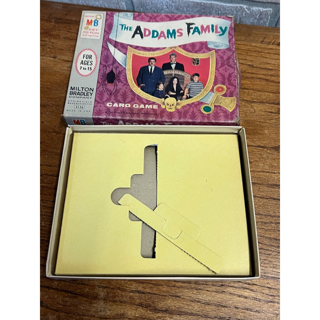 Vintage The Addams Family Television Show Card Game Milton Bradley Company