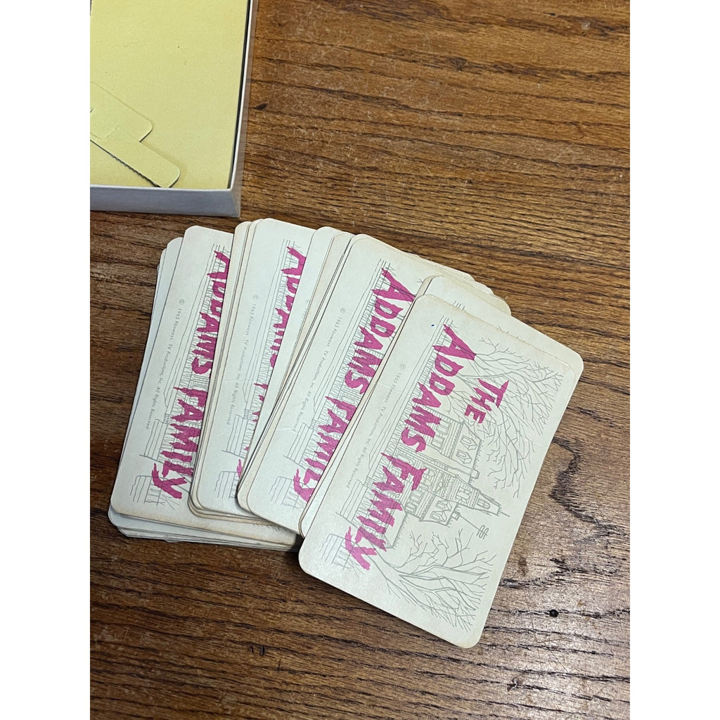 Vintage The Addams Family Television Show Card Game Milton Bradley Company