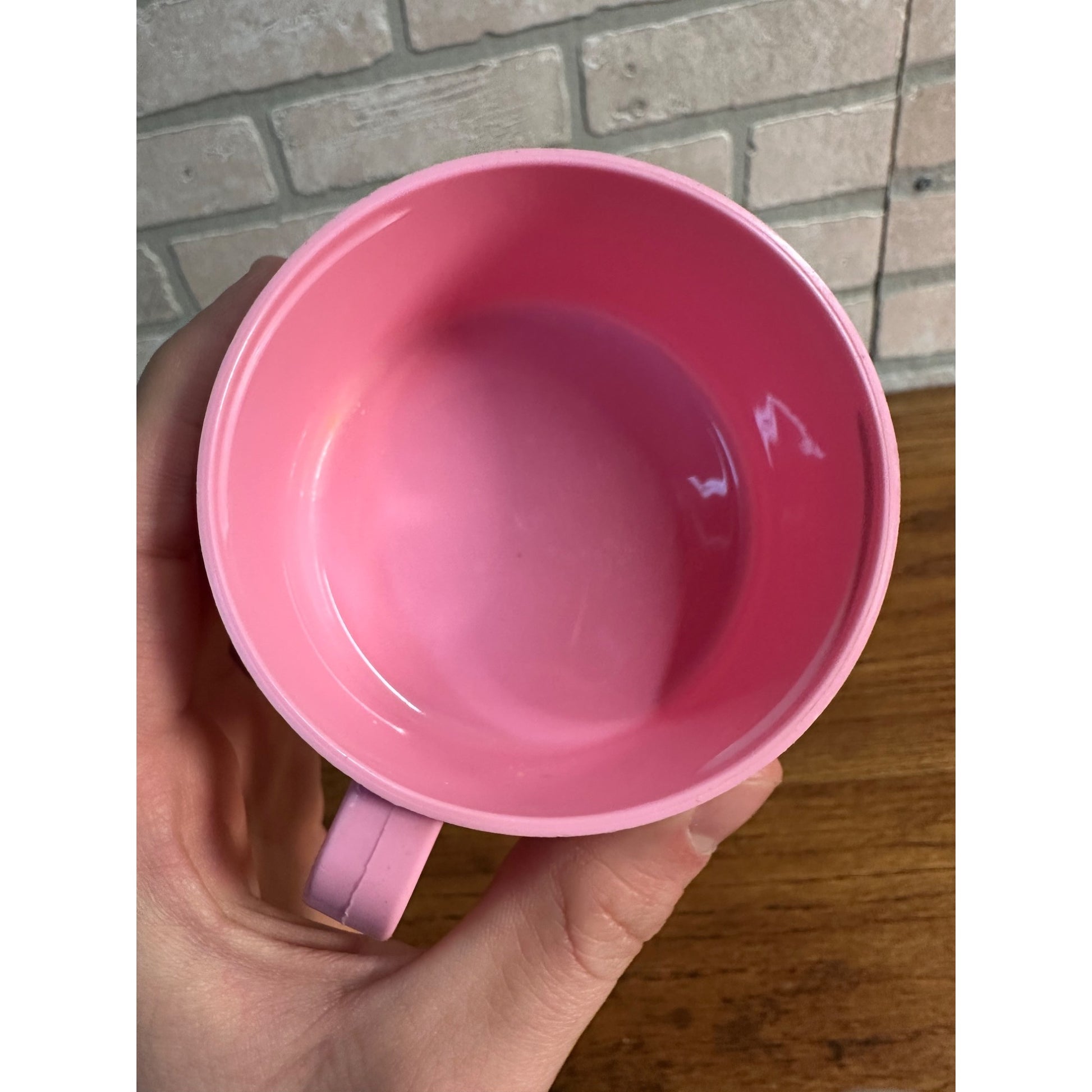 Disney Aladdin Mickey & Minnie Mouse Thermos Pink And White Vintage 1980's