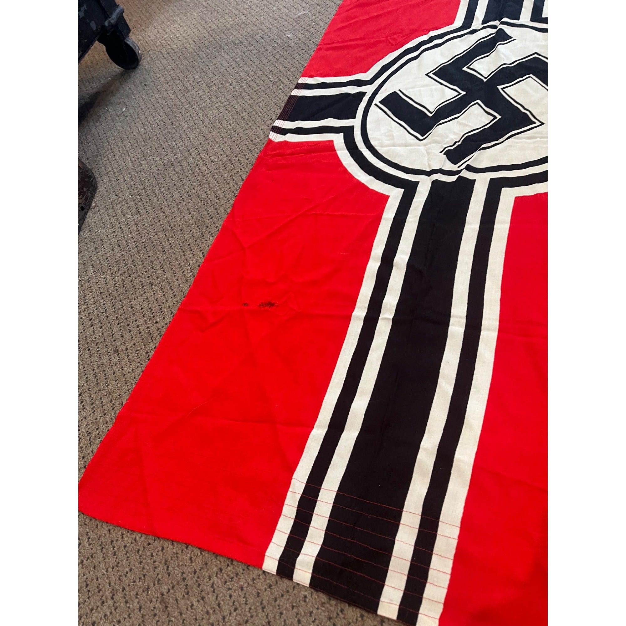 Original WWII Nazi Navy (Kriegsmarine) Shipboard Battle Flag  80cm x 135cm
