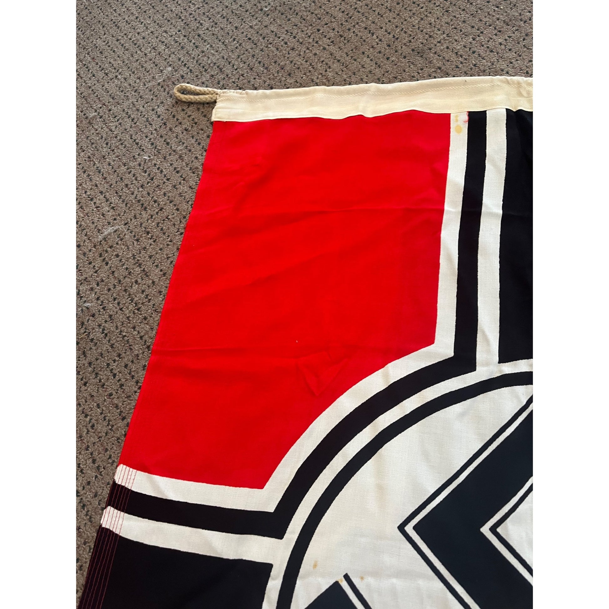Original WWII Nazi Navy (Kriegsmarine) Shipboard Battle Flag  80cm x 135cm