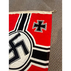 Original WWII Nazi Navy (Kriegsmarine) Shipboard Battle Flag  80cm x 135cm