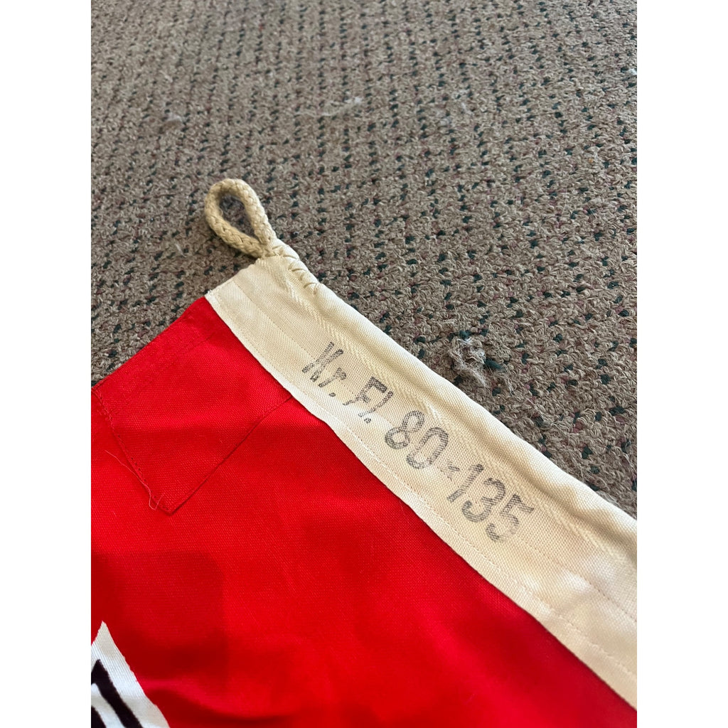 Original WWII Nazi Navy (Kriegsmarine) Shipboard Battle Flag  80cm x 135cm
