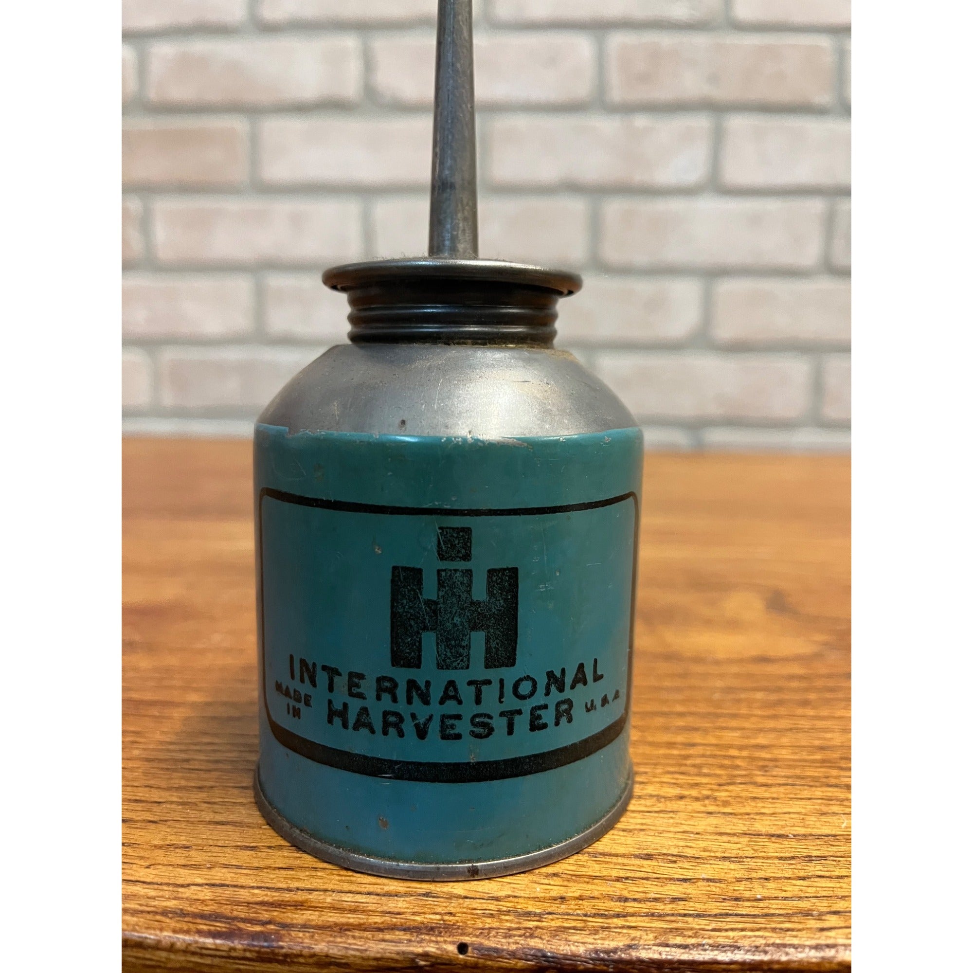 Vintage International Harvester IH Oiler Advertising Oil Can Kewaskum Wisconsin