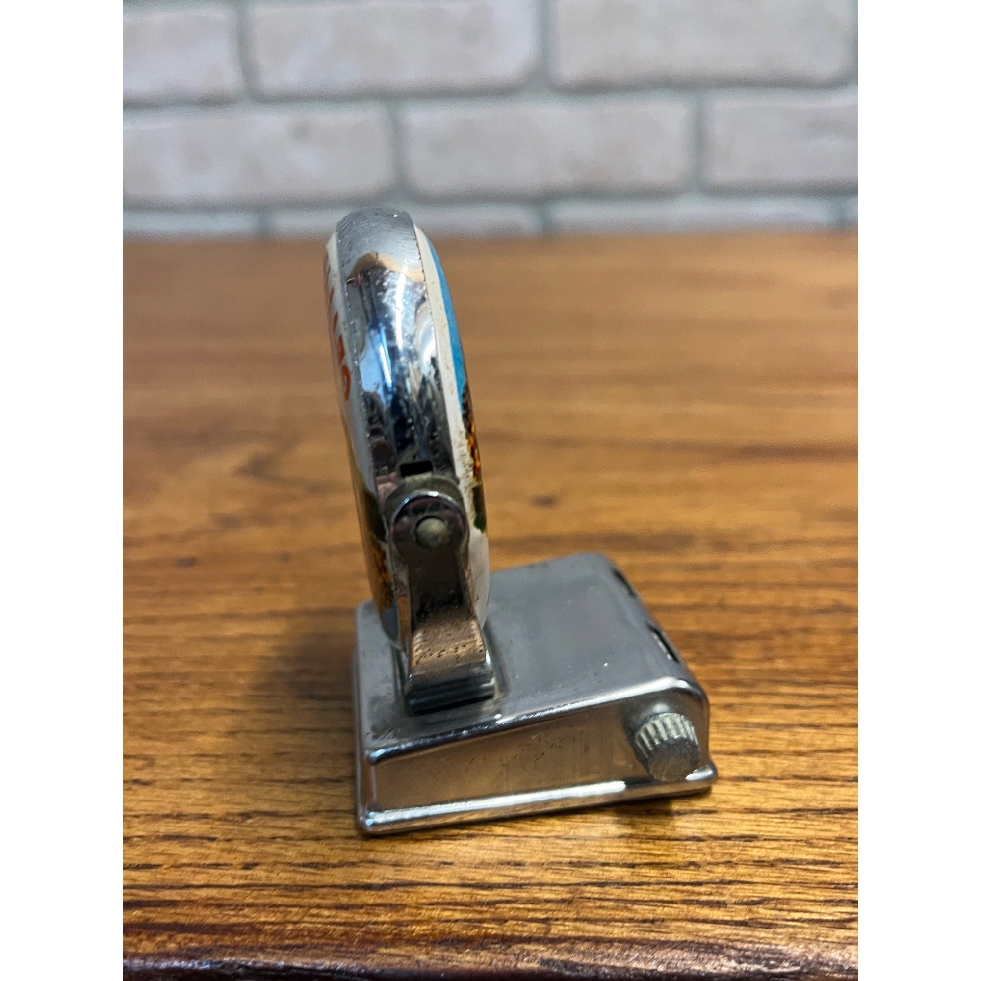 Vintage Perpetual Flip Mechanical Desktop Calendar Metal Gettysburg PA