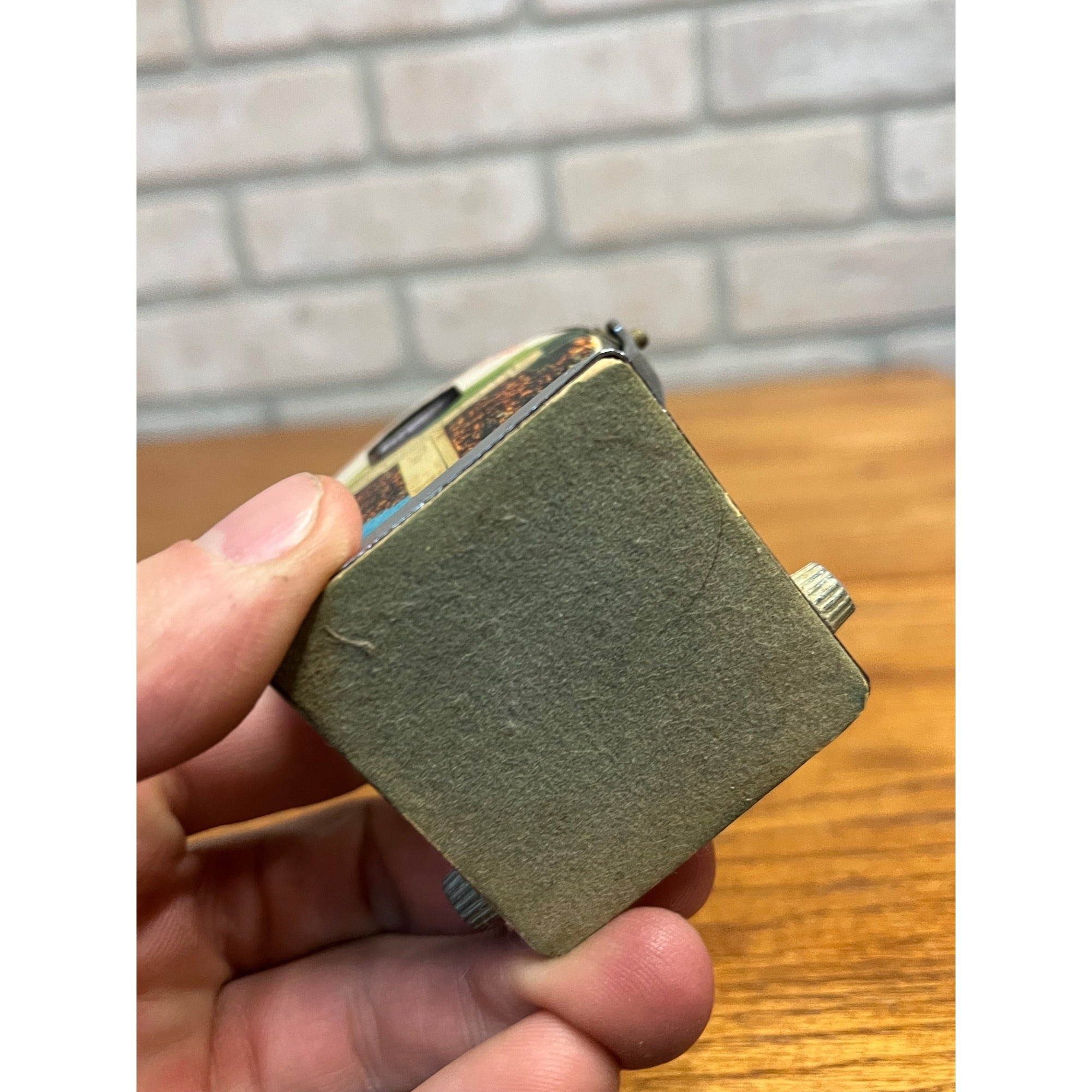 Vintage Perpetual Flip Mechanical Desktop Calendar Metal Gettysburg PA