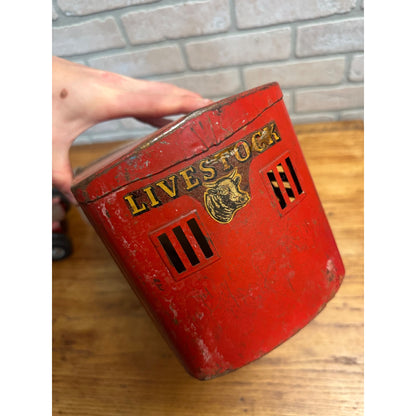 Vintage 1956 Tonka Toys Livestock Van / Cargo King - Tractor /Trailers