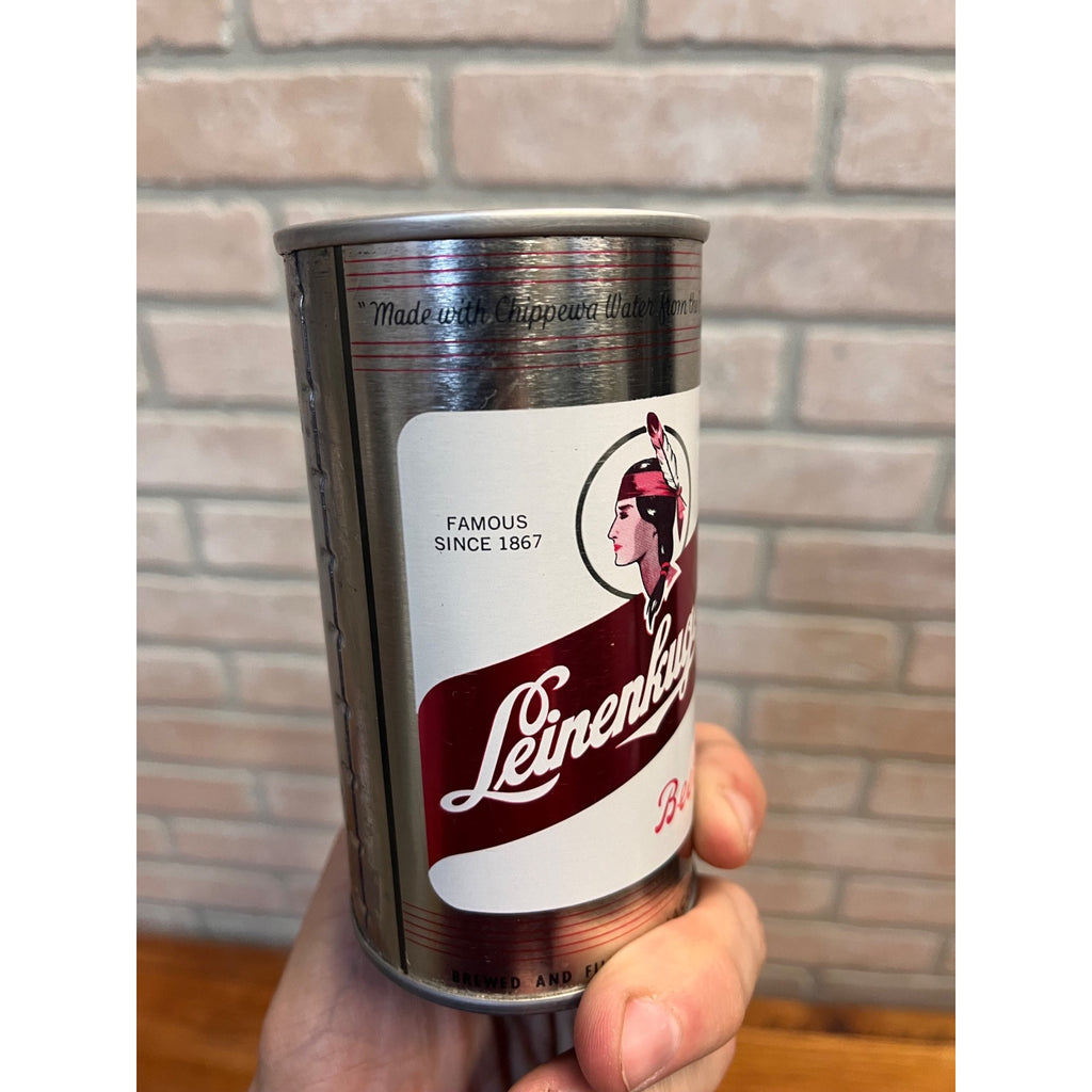 Vintage Leinenkugel's Beer Can Bank With Indian Maiden Logo Chippewa Falls, WI