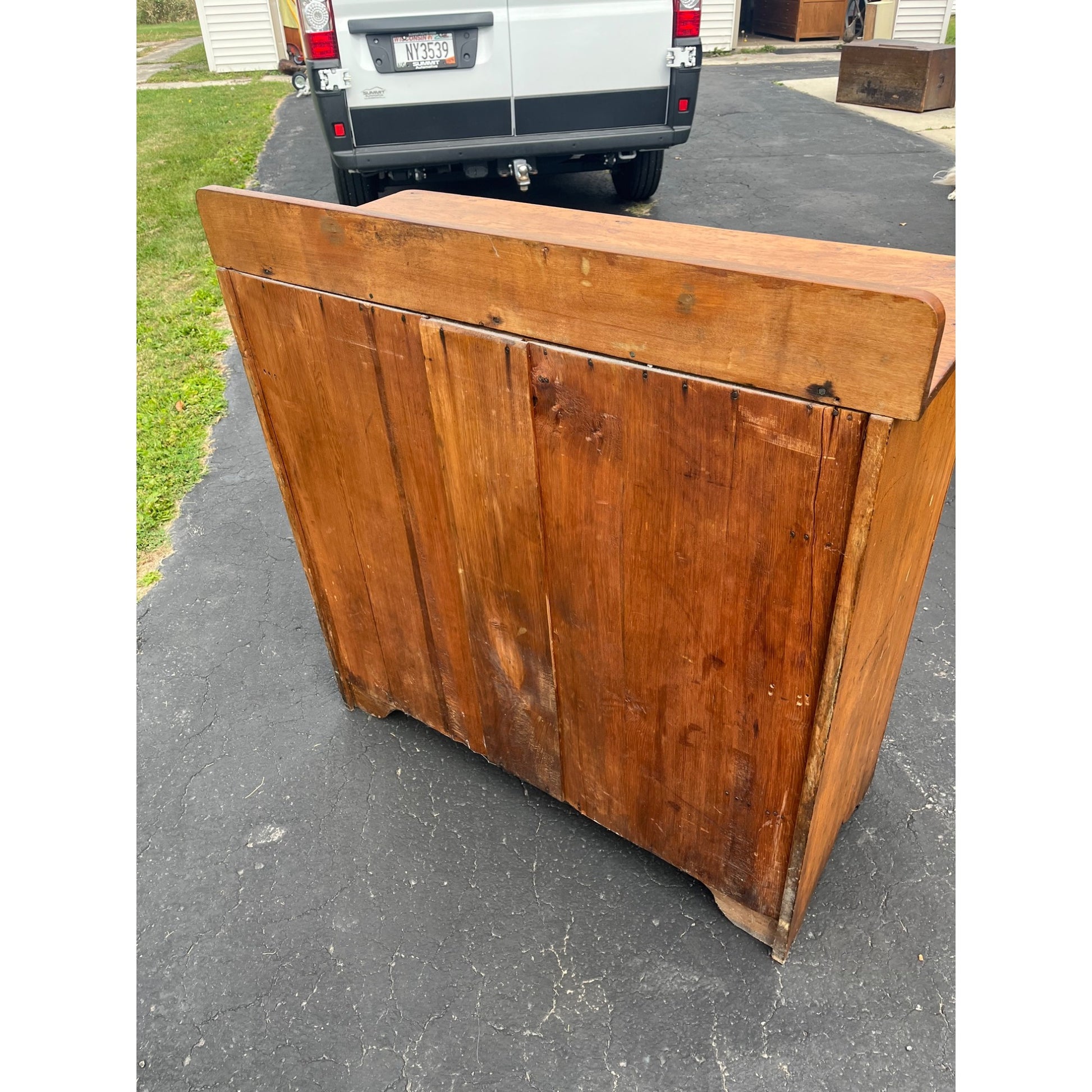 Antique Pine 4-Drawer Dresser Chest of Drawers Primitive Farmhouse