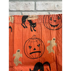 Vintage 1940s Halloween Crepe Paper Banner JOL Black Cats - As-Is