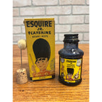 Vintage Esquire Jr Playshine Child's Scuff Kote Blue Shoe Polish w/ Box