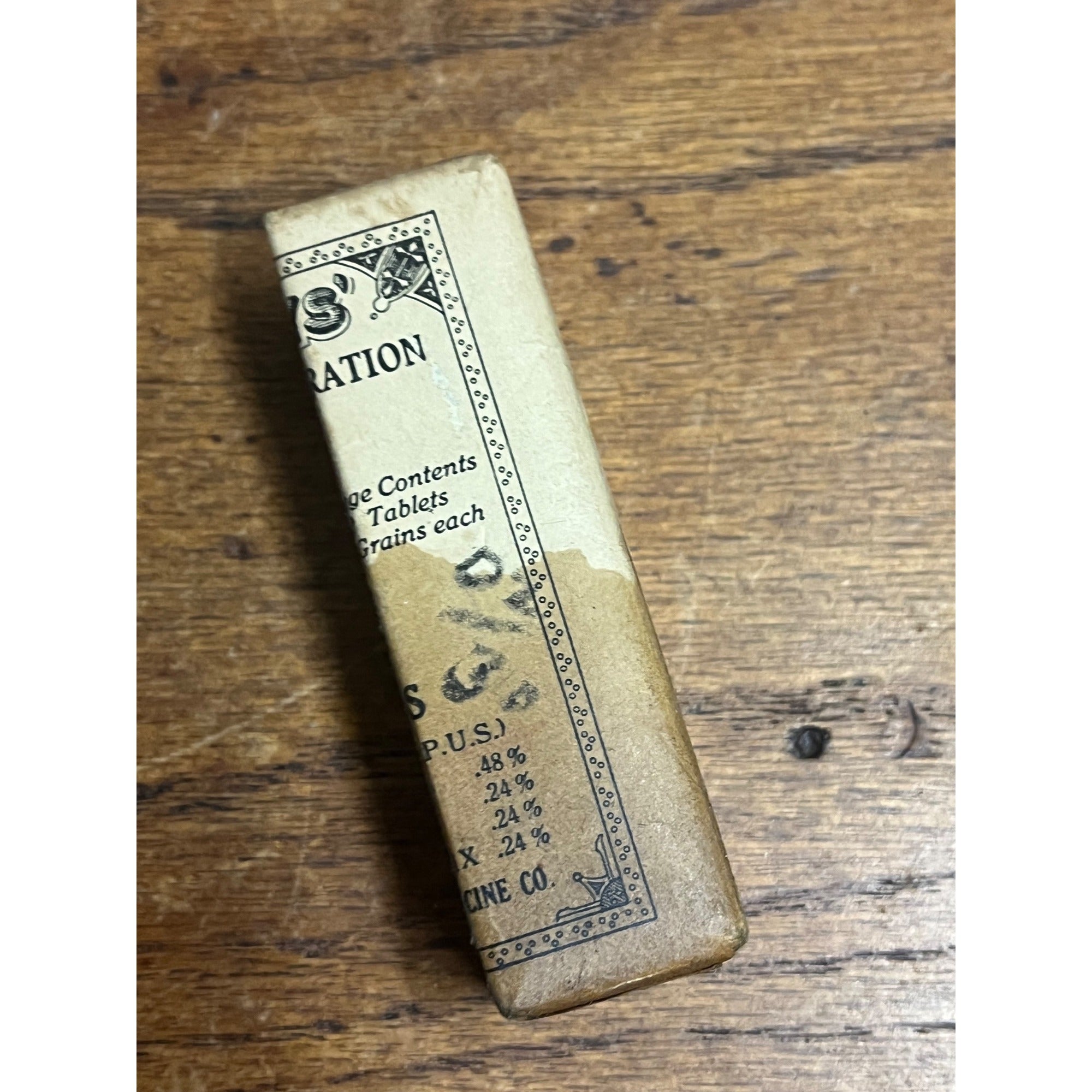 Vintage Lot 2 Humphreys Homeopathic Medicine No 10 Dyspepsia & No 77 Common Cold