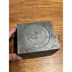HUGE Vintage Sports Car Club of America VSCCA Metal Die Stamp Trophy Award Block