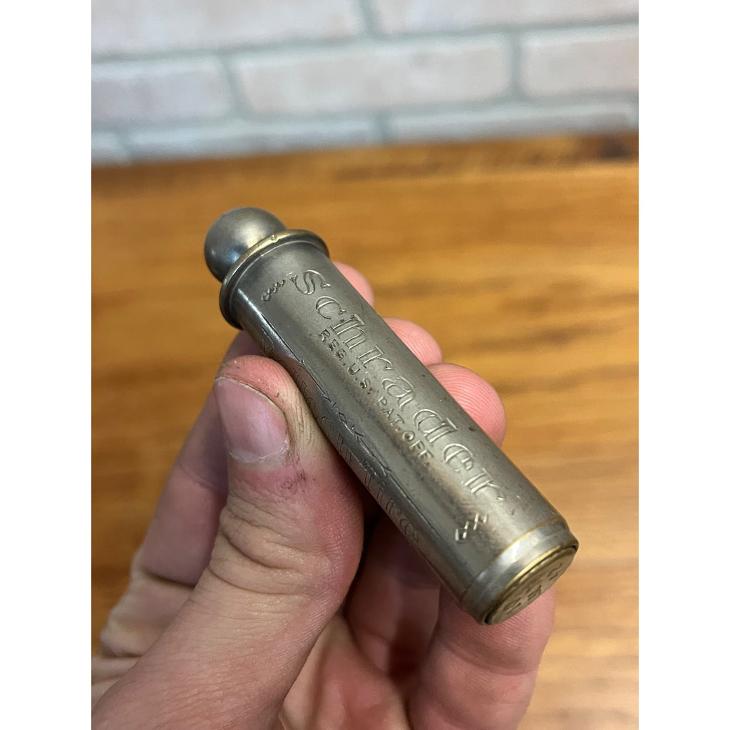 Vintage Lot (3) Automobile Balloon Tire Gauges Schrader, US Gauge Co. + Brass