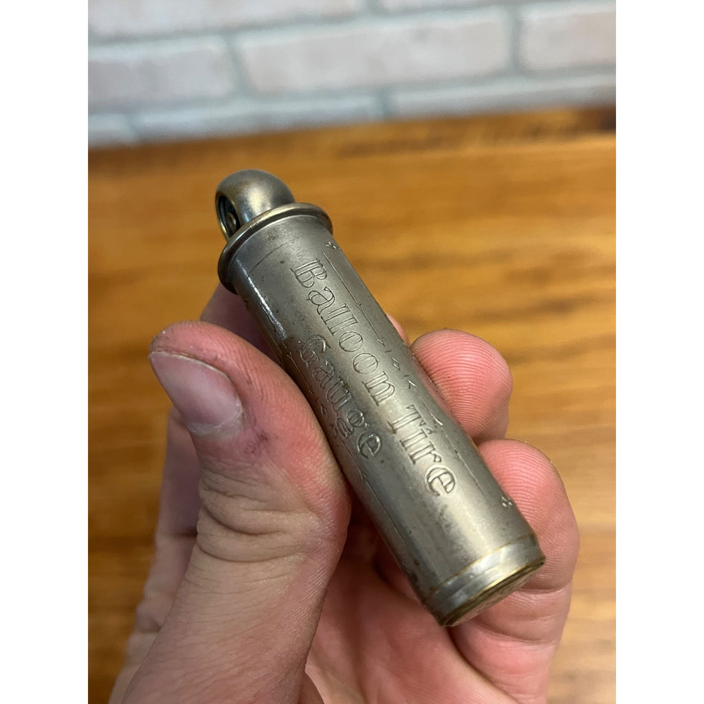 Vintage Lot (3) Automobile Balloon Tire Gauges Schrader, US Gauge Co. + Brass