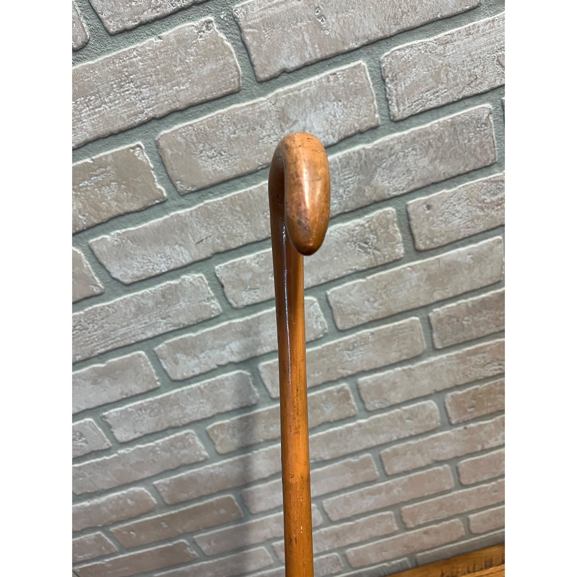 Vintage 1934 Chicago World's Fair Souvenir Can Wood Walking Stick