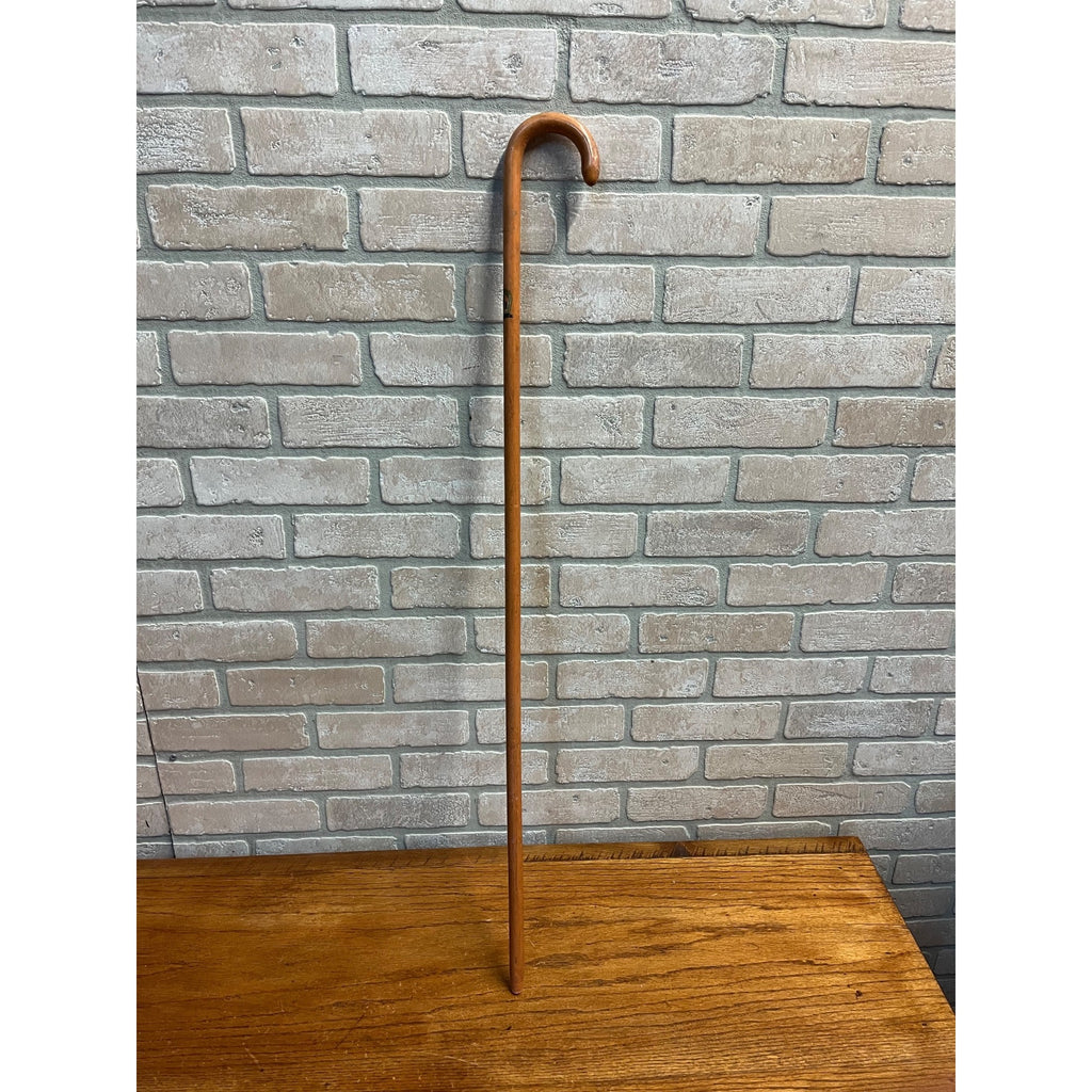 Vintage 1934 Chicago World's Fair Souvenir Can Wood Walking Stick