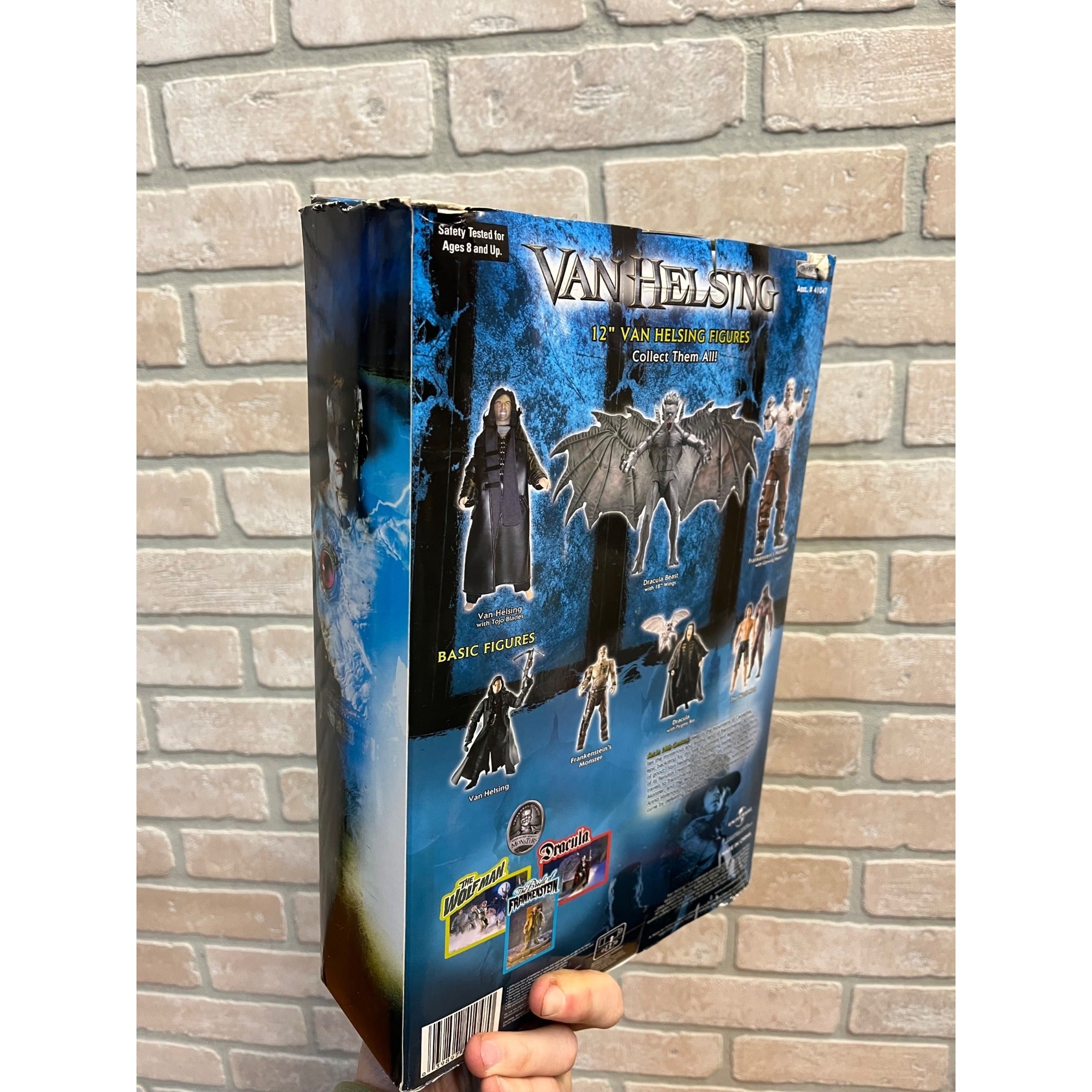 Van Helsing Monster Slayer 12" Figure Frankenstein Glowing Heart 2004 Jakks