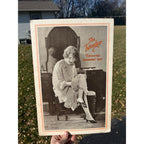 Vintage The Tweaker Ladies Razor Cardboard Advertising Sign Easel Store Display