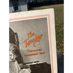 Vintage The Tweaker Ladies Razor Cardboard Advertising Sign Easel Store Display