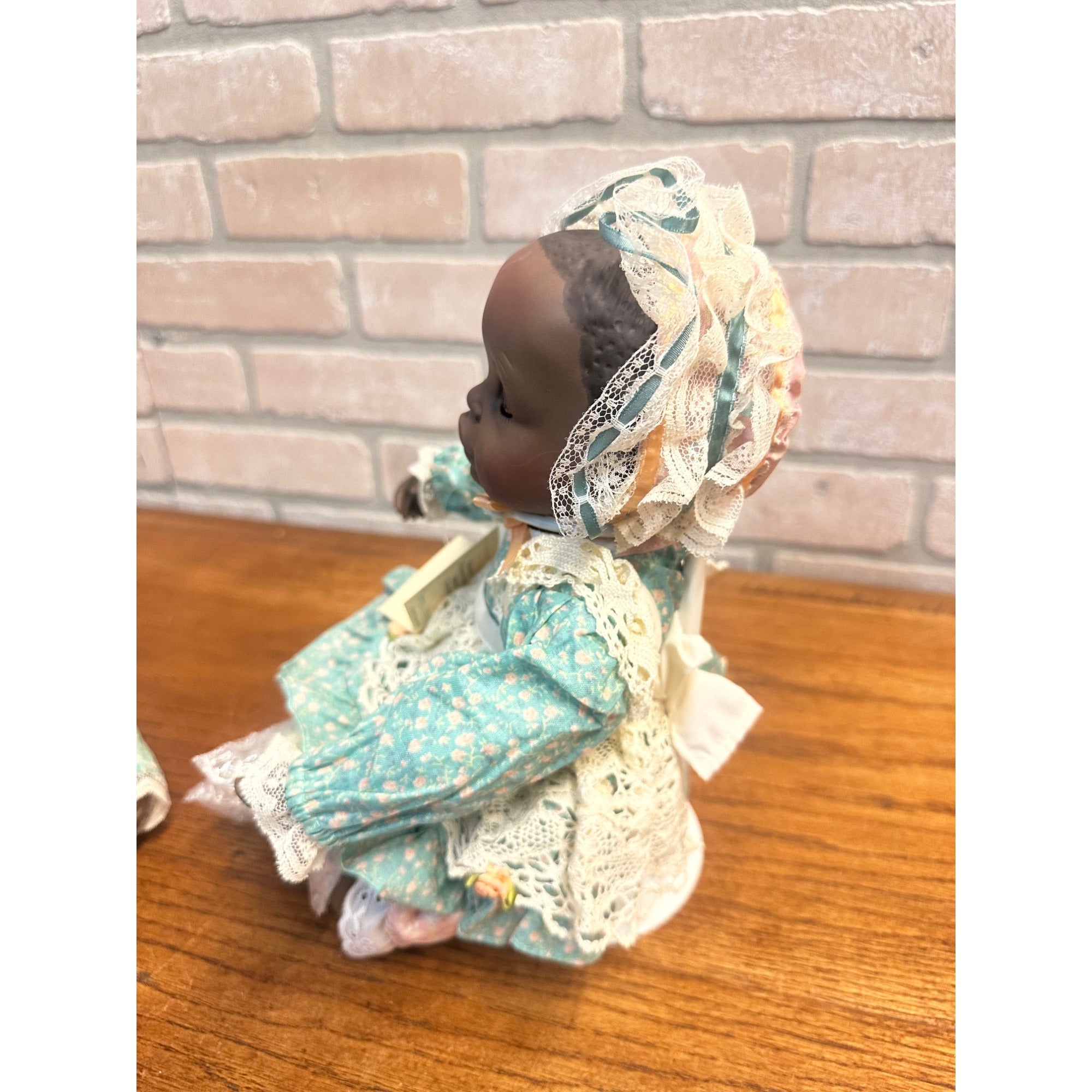 Vintage Ashton Drake Baby Danielle Black Porcelain Artist Yolanda Bello Dolls Pair