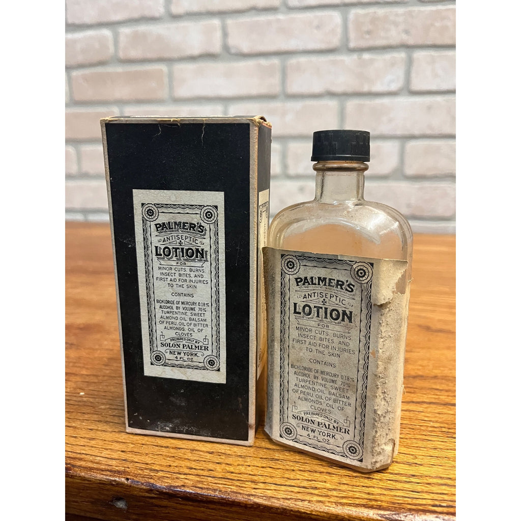 Rare ~ NOS ~ Palmer's Antiseptic Lotion ~ Solon Palmer ~ New York, NY ~ 2 Ounces
