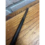Antique 19th c. Stacked Leather Ring Walking Cane Swagger Stick 34" -  1890s