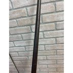 Antique 19th c. Stacked Leather Ring Walking Cane Swagger Stick 34" -  1890s