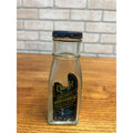 Vintage 1940s Kraft Foods Horseradish Glass Jar Advertising Tin Lid