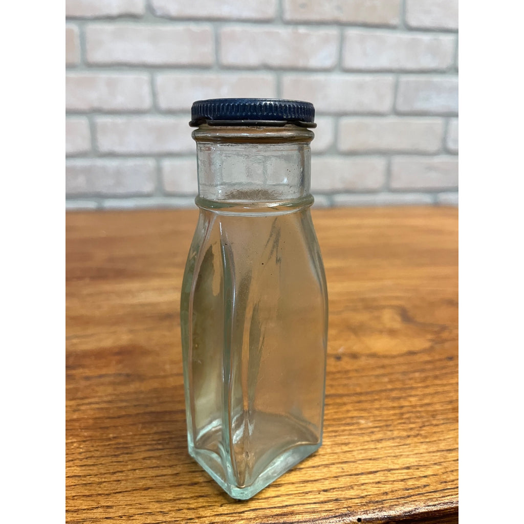 Vintage 1940s Kraft Foods Horseradish Glass Jar Advertising Tin Lid