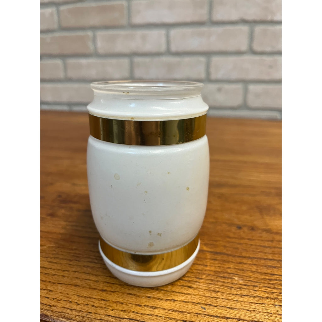 Vintage 1960s Miller High Life Beer Glass Mug Wood Handle Siesta Ware Stein