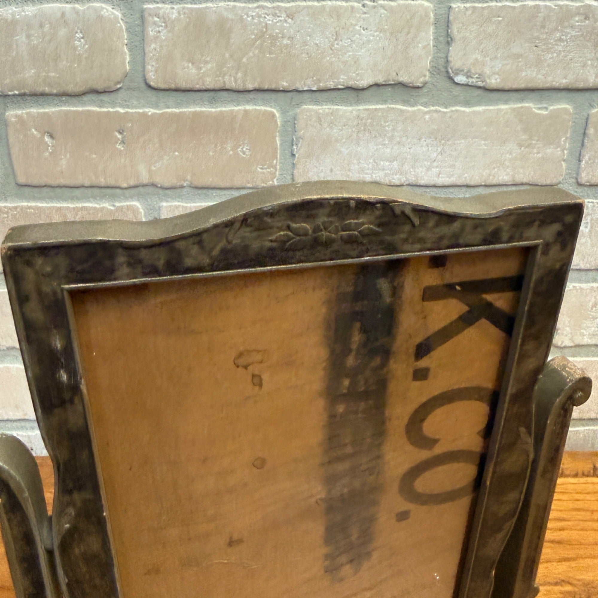 Silver Art Deco 1940s Vintage Dresser Photo Frame Swivel 9x6