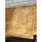 Vintage Weber Waukesha Beer Mirror Advertising Bar Sign Thermometer Weather Gauge