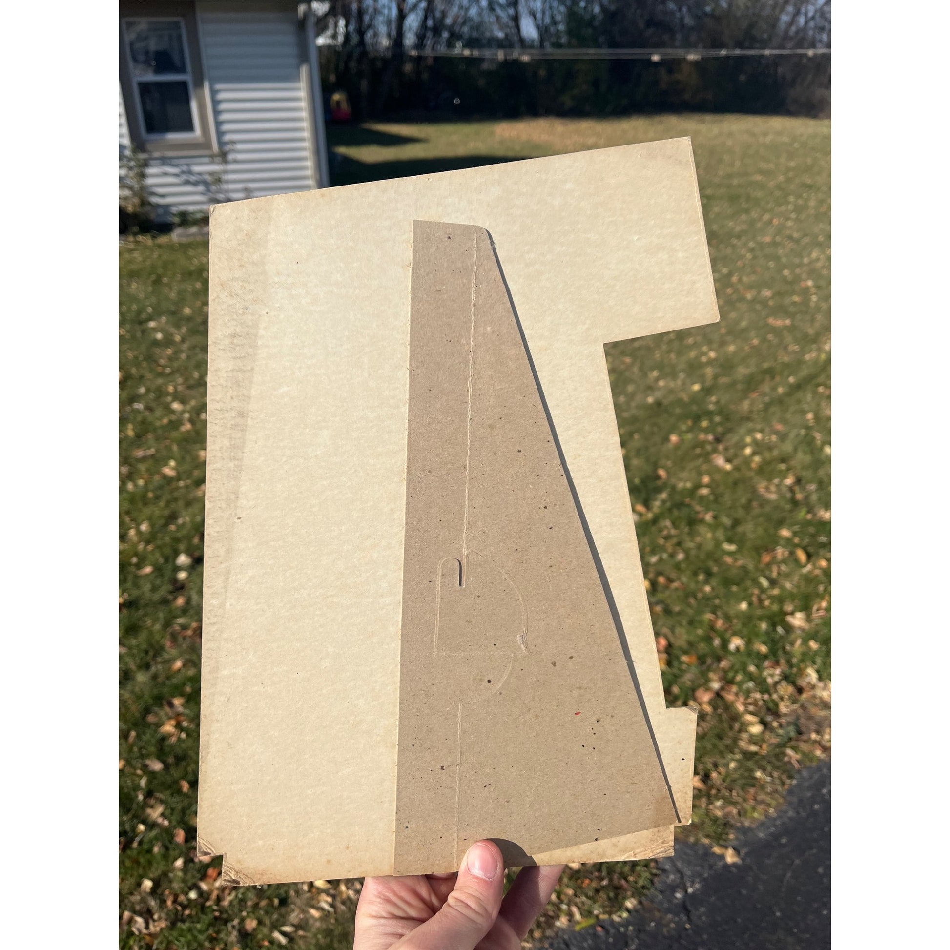 Vintage FirstAid Medical Bandage Cardboard Advertising Easel Sign Store Display