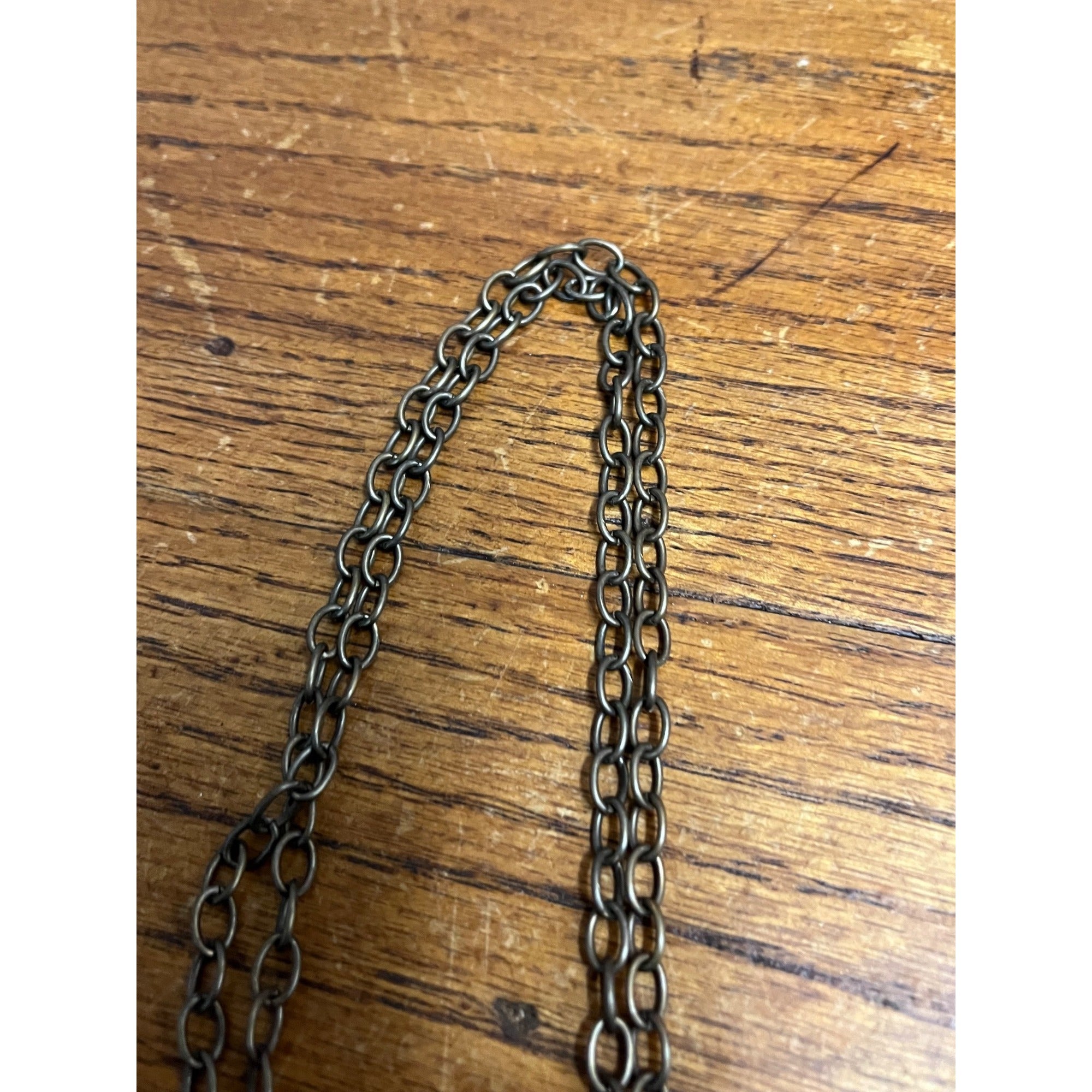 Vintage Carnelian Red Donut Pendant Necklace Adjustable