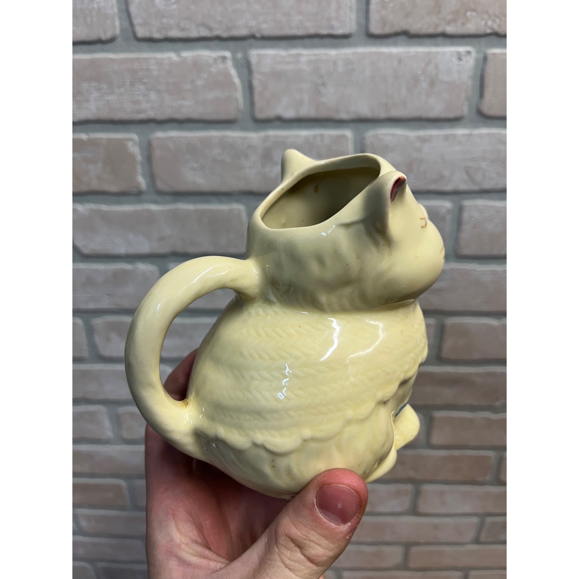 Vintage Shawnee Pottery “Puss ‘n Boots” 1940s Kitty Cat Creamer #N1234