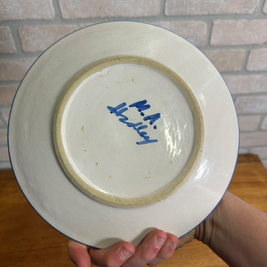 MA Hadley 9" Plate Farmers Daughter Horse Morrie