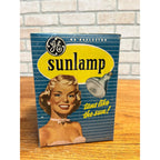 GE General Electric Vintage 50s 60s Sun lamp Tanning Bulb Box Sunlamp Retro Prop