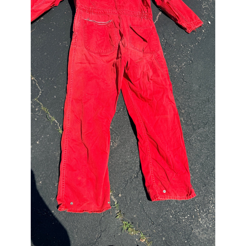 Vintage 1950s Random Lake Wisconsin Fire Dept Coveralls Workwear Firefighter