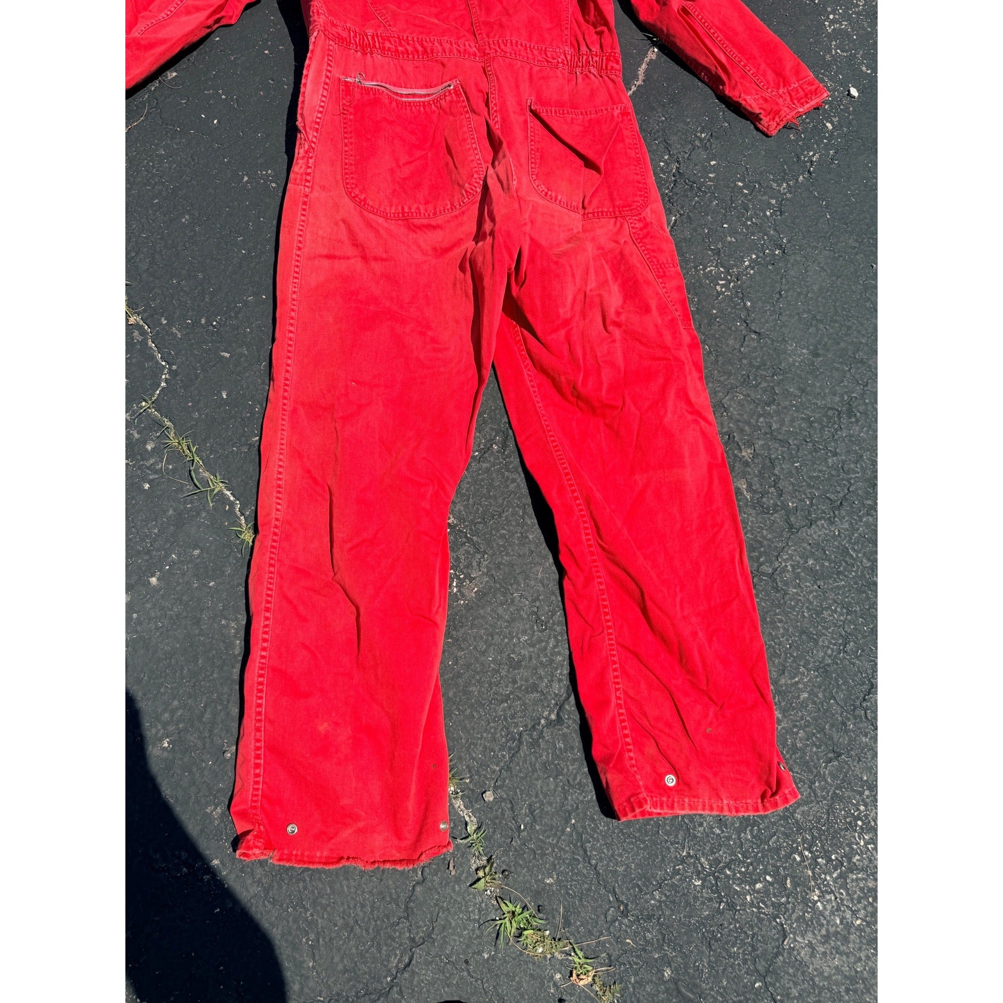 Vintage 1950s Random Lake Wisconsin Fire Dept Coveralls Workwear Firefighter
