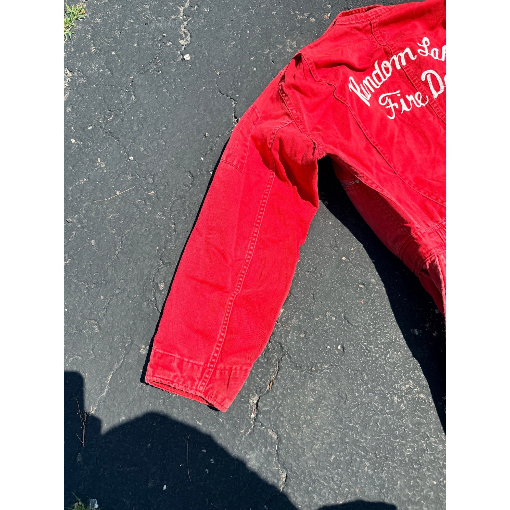 Vintage 1950s Random Lake Wisconsin Fire Dept Coveralls Workwear Firefighter