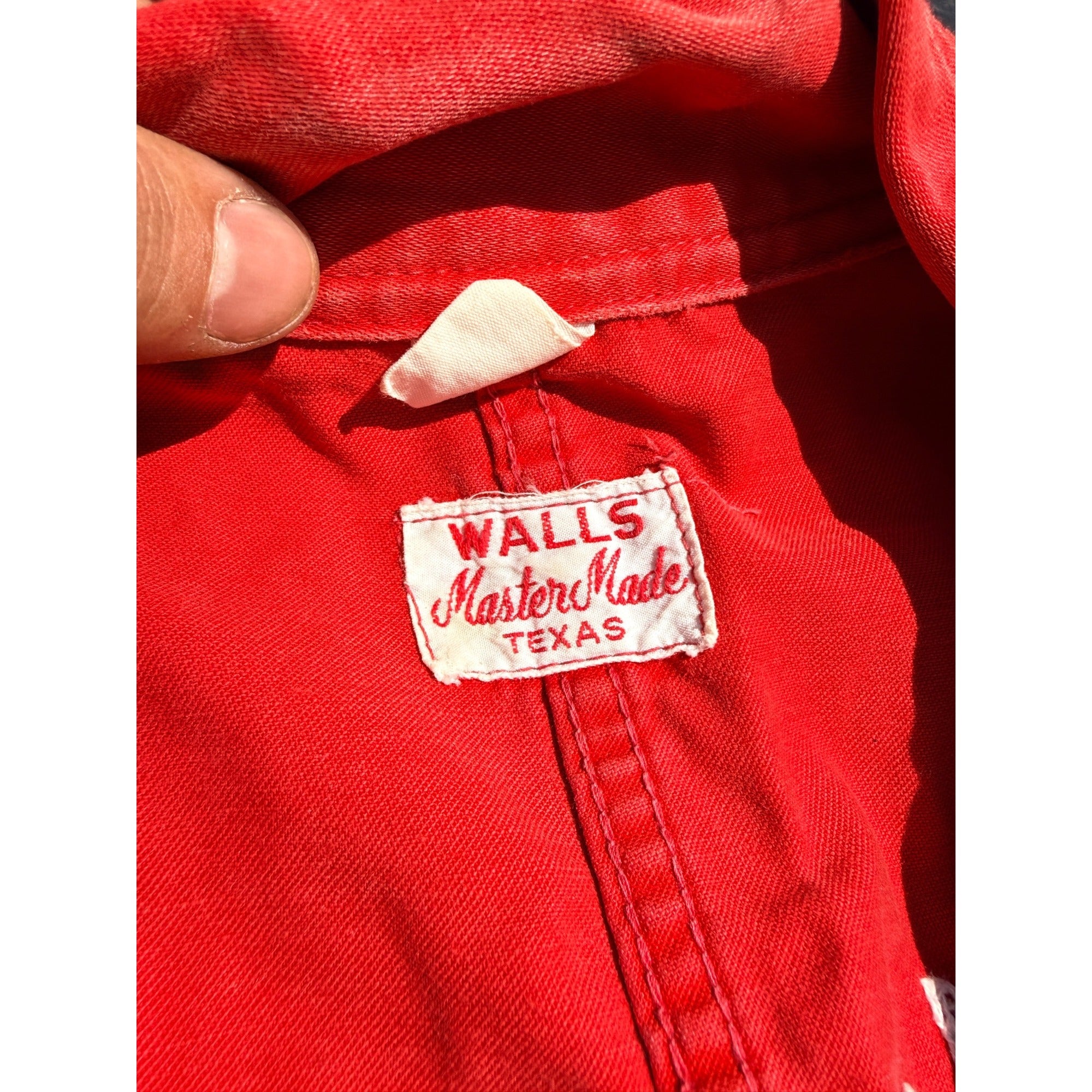 Vintage 1950s Random Lake Wisconsin Fire Dept Coveralls Workwear Firefighter
