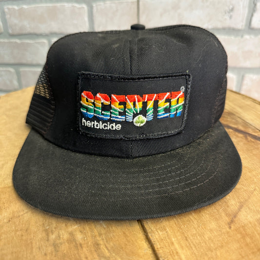 Vintage Scepter Herbicide Multicolor Black Snapback hat USA made