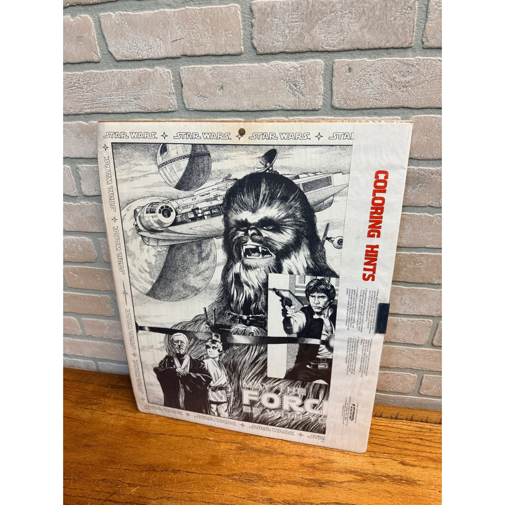 NEW NIP Vintage Star Wars 1978 Craft Master Dual Poster Art Set #19301 SEALED