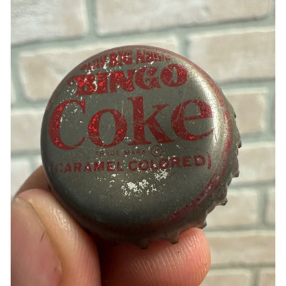 Vintage 1969 Coca Cola Bingo Bottle Cap President Abraham Lincoln BIG NAMES Game