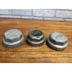 Original 1920s Buick Car Automobile Thread-On Cap Grease Dust Covers (3)