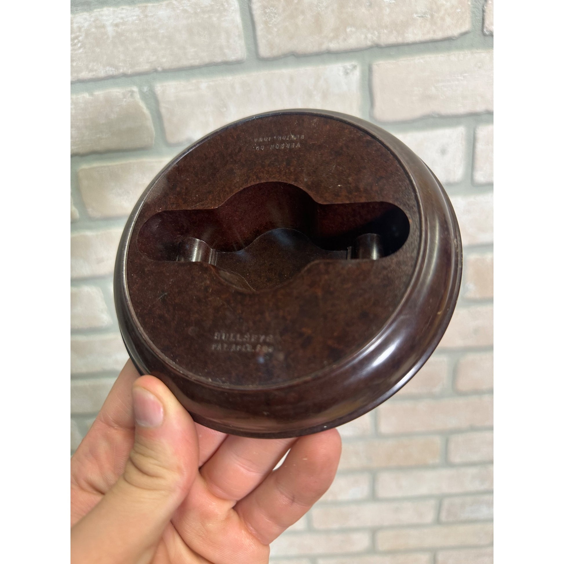 Vintage Earl. R. Schmidt General Trucking Advertising Ashtray Waupun Wis WI