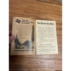 Vintage Rand McNally Indexed Pocket Map Tourist Shippers Guide Booklet Railroads