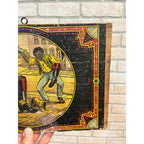 Vintage 1920s Mason's Blackening Shoe Polish Advertising Litho Crate Sign Lid