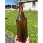 Pre-Prohibition Bosch Brewing Co. Amber Lake Linden Michigan Beer Bottle Blob
